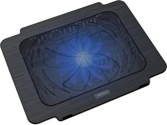 Omega laptop cooler pad Breeze, black (42151)